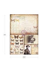 PRIMA PRIMA FINNABAIR SOUTHHAMPTON BUTTERFLIES A3 DECOUPAGE PAPER