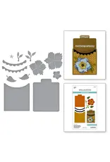 SPELLBINDERS SPELLBINDERS WENDY VECCHI TABBED CLASSICS COLLECTION ESSENTIAL ENVELOPE EVERY DAY ADD-ONS ETCHED DIE SET