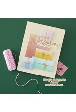 HERO ARTS HERO ARTS BEST GIFT EVER COLLECTION WRAP IT UP LETTERPRESS + FOIL PLATE