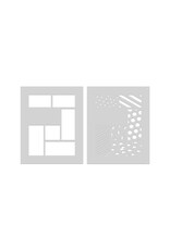 HERO ARTS HERO ARTS BEST GIFT EVER COLLECTION GORGEOUS GIFTWRAP LAYERING STENCIL SET