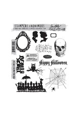 STAMPERS ANONYMOUS STAMPERS ANONYMOUS TIM HOLTZ MINI HALLOWEEN #3 CLING STAMP SET