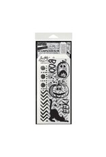 STAMPERS ANONYMOUS STAMPERS ANONYMOUS TIM HOLTZ EEK A BOO MIXED MEDIA CLEAR STAMP SET & STENCIL
