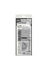 STAMPERS ANONYMOUS STAMPERS ANONYMOUS TIM HOLTZ ANATOMY MIXED MEDIA CLEAR STAMP SET & STENCIL