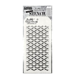 STAMPERS ANONYMOUS STAMPERS ANONYMOUS TIM HOLTZ BATGROUND LAYERING STENCIL