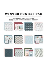 ECHO PARK PAPER ECHO PARK WINTER FUN 6x6 PAPER PAD 24 SHEETS