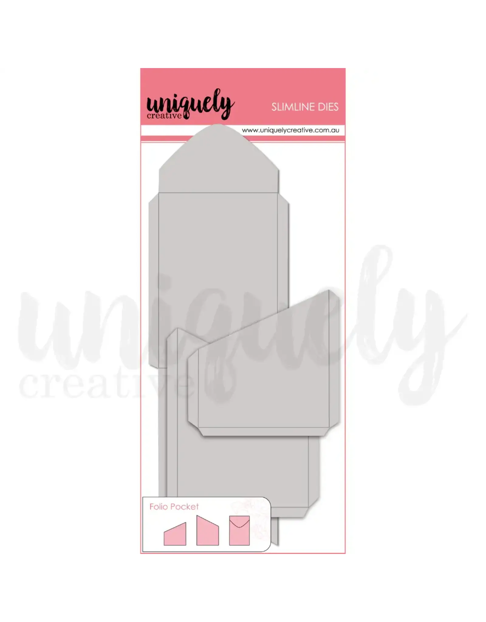 UNIQUELY CREATIVE UNIQUELY CREATIVE FOLIO POCKET DIE SET