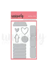 UNIQUELY CREATIVE UNIQUELY CREATIVE CUT-A-PART ESSENTIALS #2 DIE SET