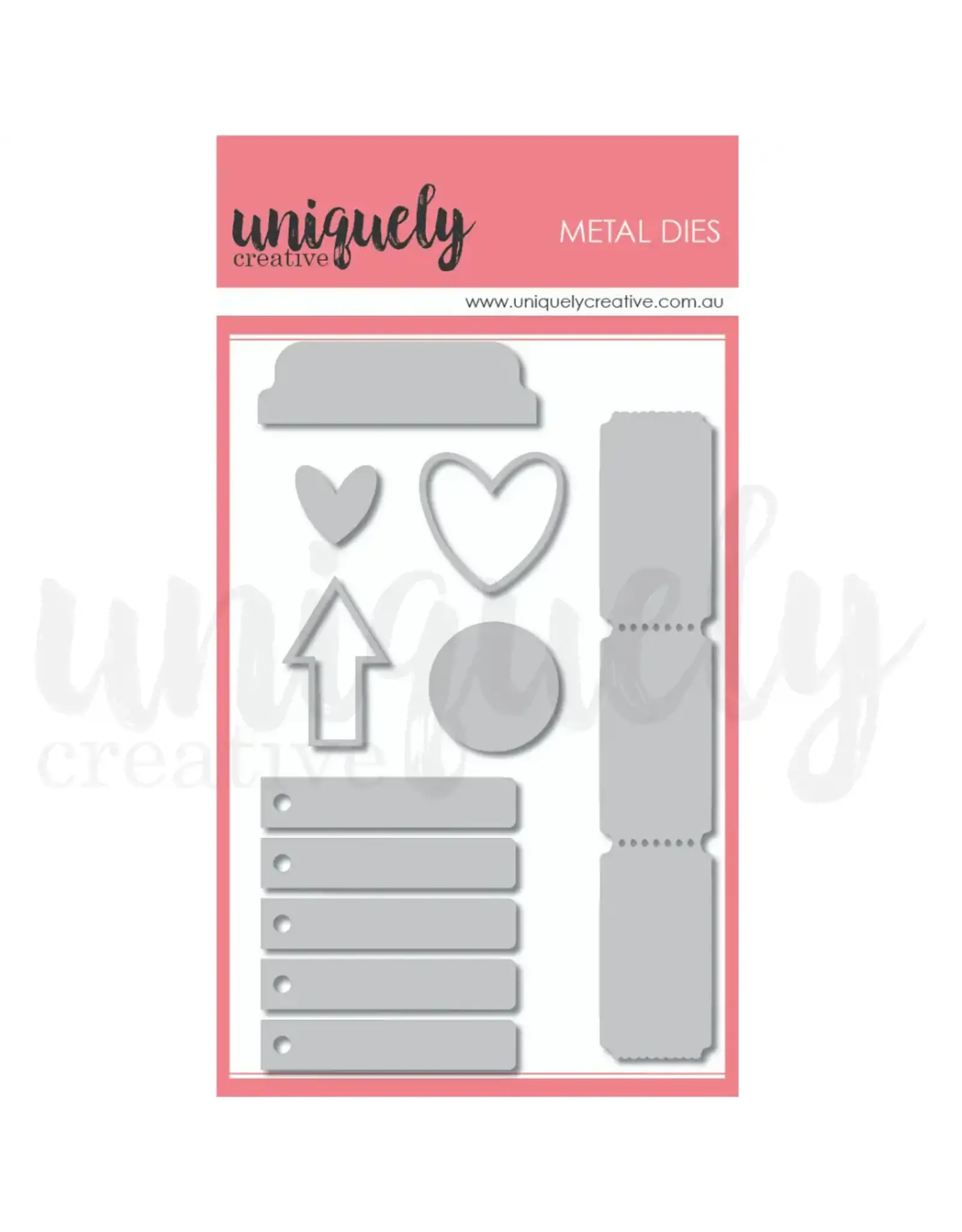 UNIQUELY CREATIVE UNIQUELY CREATIVE CUT-A-PART ESSENTIALS #2 DIE SET