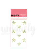 UNIQUELY CREATIVE UNIQUELY CREATIVE GREEN PEARL DAISY STICKERS