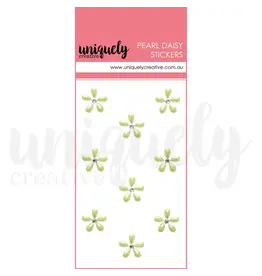 UNIQUELY CREATIVE UNIQUELY CREATIVE GREEN PEARL DAISY STICKERS