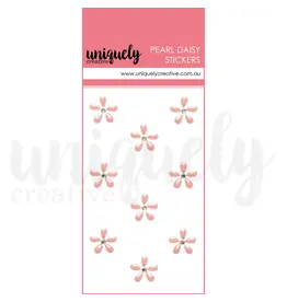UNIQUELY CREATIVE UNIQUELY CREATIVE PINK PEARL DAISY STICKERS