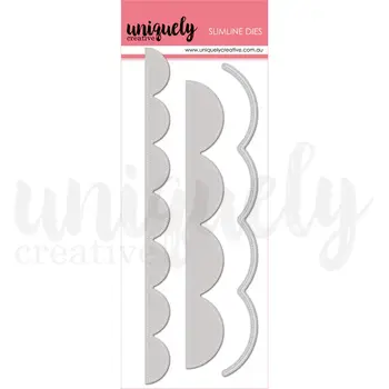 UNIQUELY CREATIVE UNIQUELY CREATIVE OVERSIZED SCALLOP STRIP DIE SET