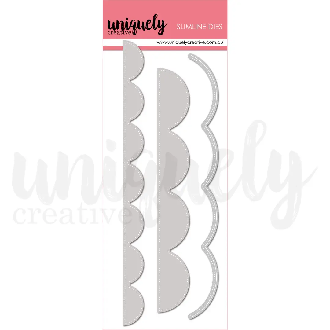 UNIQUELY CREATIVE UNIQUELY CREATIVE OVERSIZED SCALLOP STRIP DIE SET