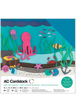 AMERICAN CRAFTS AMERICAN CRAFTS AC CARDSTOCK JEWEL TONES 12X12 60PK