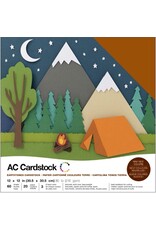 AMERICAN CRAFTS AMERICAN CRAFTS EARTHTONES CARDSTOCK 12X12 60PK