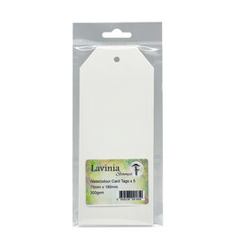 LAVINIA STAMPS LAVINIA 75mm X 180mm WATERCOLOUR CARD TAGS