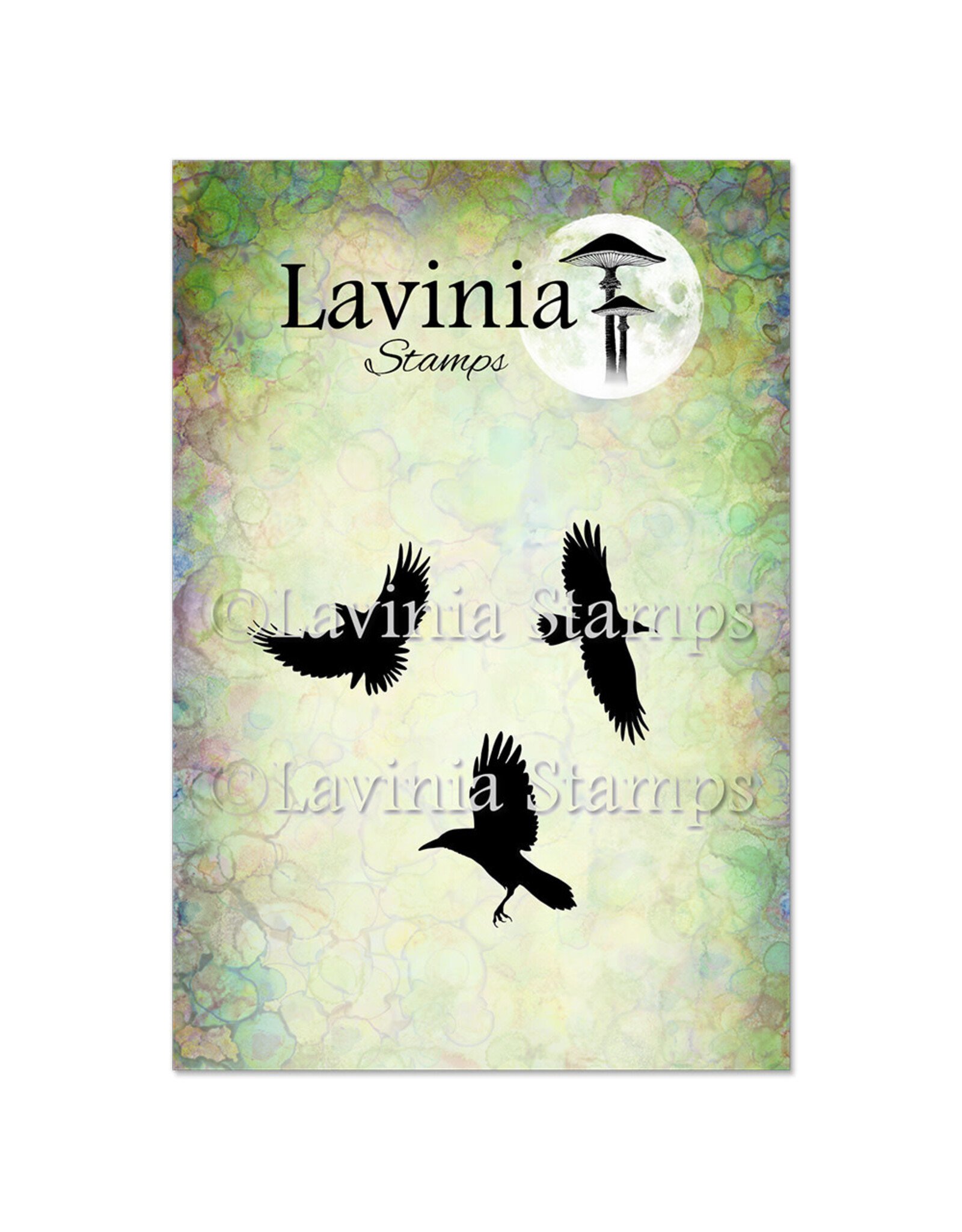 LAVINIA STAMPS LAVINIA STAMPS RAVENS CLEAR STAMP SET
