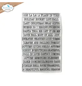 ELIZABETH CRAFT DESIGNS ELIZABETH CRAFT DESIGNS ART JOURNAL SPECIALS BY DEVID JOURNAL PHRASES 6 CLEAR STAMP SET