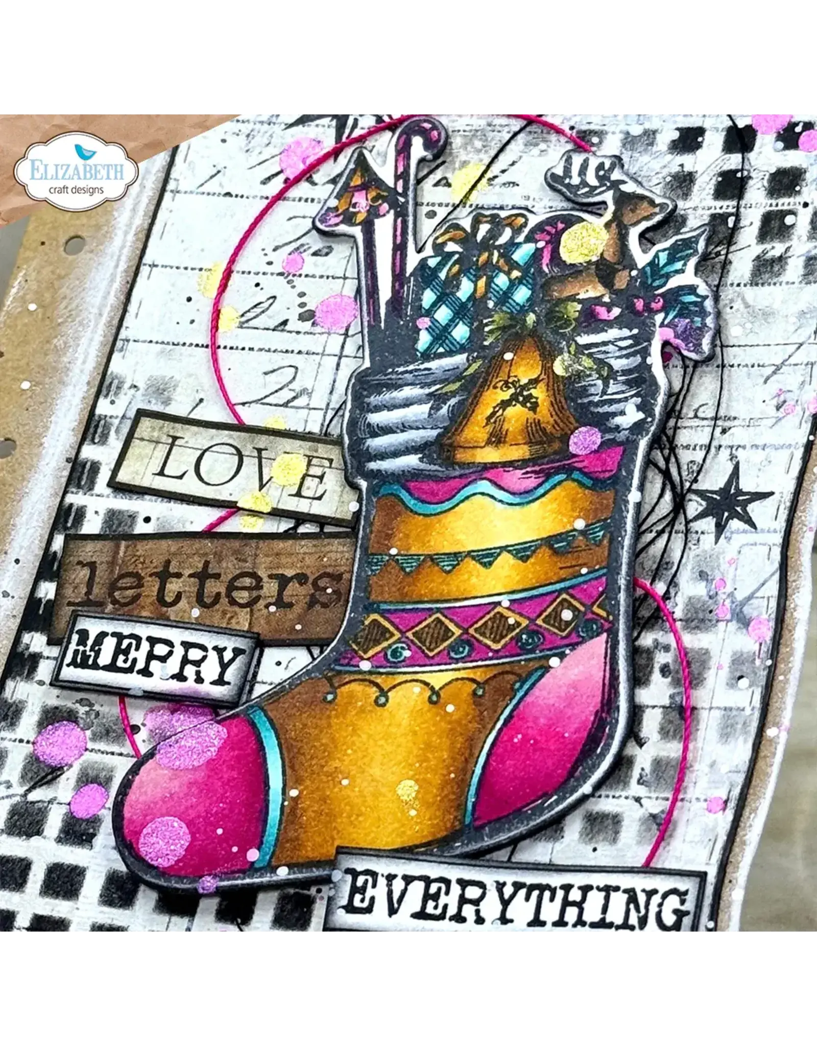 ELIZABETH CRAFT DESIGNS ELIZABETH CRAFT DESIGNS ART JOURNAL SPECIALS JOURNAL PHRASES 6 CLEAR STAMP SET