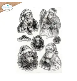 ELIZABETH CRAFT DESIGNS ELIZABETH CRAFT DESIGNS ART JOURNAL SPECIALS BY DEVID GOLDEN SEASON SANTA CLEAR STAMP SET