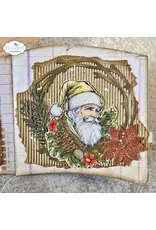 ELIZABETH CRAFT DESIGNS ELIZABETH CRAFT DESIGNS ART JOURNAL SPECIALS BY DEVID GOLDEN SEASON SANTA CLEAR STAMP SET