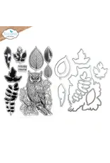ELIZABETH CRAFT DESIGNS ELIZABETH CRAFT DESIGNS GOLDEN SEASON CLEAR STAMP & DIE SET