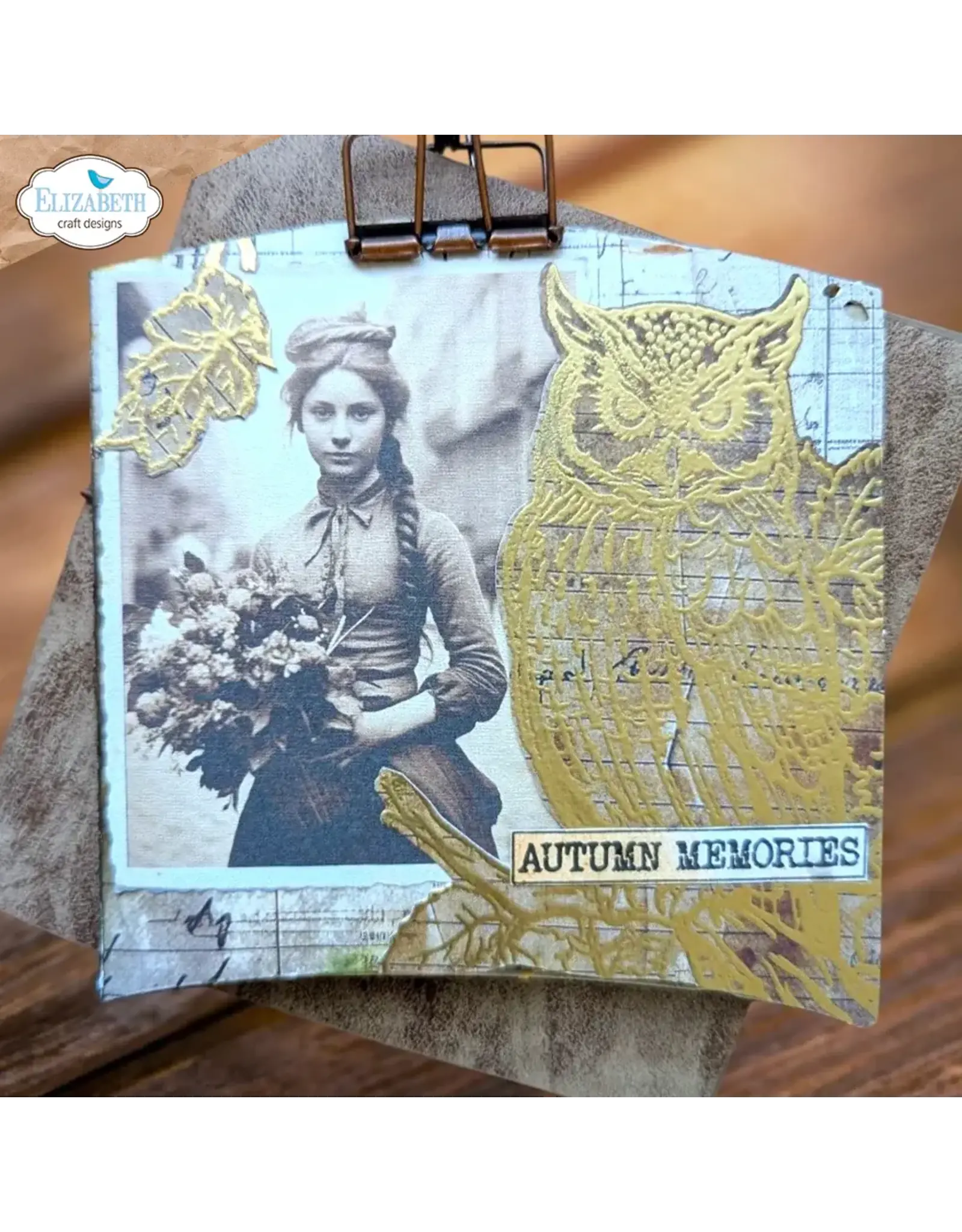 ELIZABETH CRAFT DESIGNS ELIZABETH CRAFT DESIGNS GOLDEN SEASON CLEAR STAMP & DIE SET