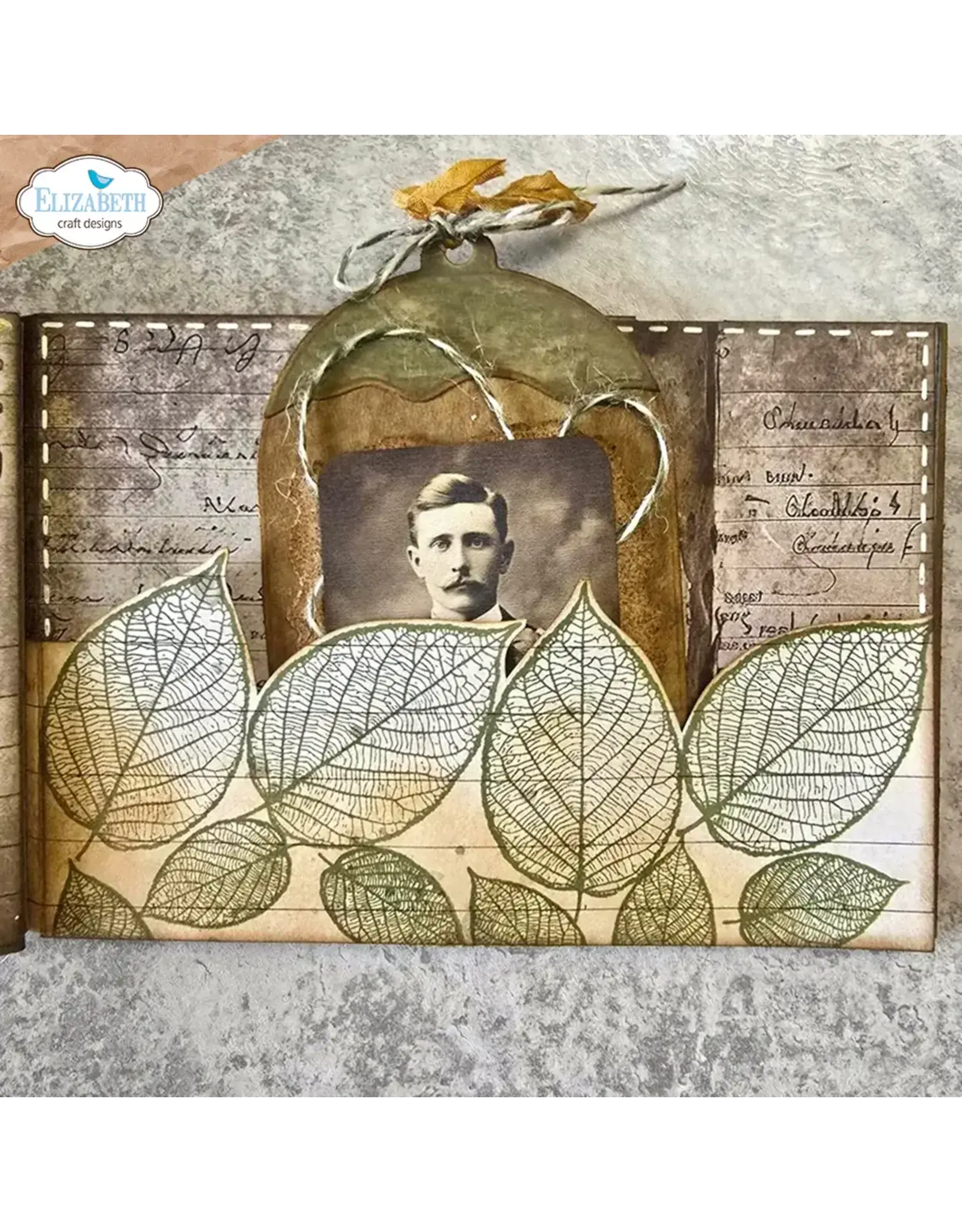 ELIZABETH CRAFT DESIGNS ELIZABETH CRAFT DESIGNS GOLDEN SEASON CLEAR STAMP & DIE SET
