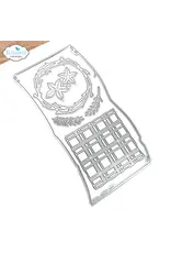 ELIZABETH CRAFT DESIGNS ELIZABETH CRAFT DESIGNS ART JOURNAL SPECIALS BY DEVID GOLDEN SEASON BOOK OF CHRISTMAS SQUARE DIE SET