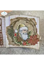 ELIZABETH CRAFT DESIGNS ELIZABETH CRAFT DESIGNS ART JOURNAL SPECIALS BY DEVID GOLDEN SEASON BOOK OF CHRISTMAS SQUARE DIE SET
