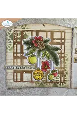 ELIZABETH CRAFT DESIGNS ELIZABETH CRAFT DESIGNS ART JOURNAL SPECIALS BY DEVID GOLDEN SEASON BOOK OF CHRISTMAS SQUARE DIE SET