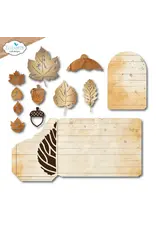 ELIZABETH CRAFT DESIGNS ELIZABETH CRAFT DESIGNS ART JOURNAL SPECIALS BY DEVID GOLDEN SEASON FALL LEAVES DIE SET