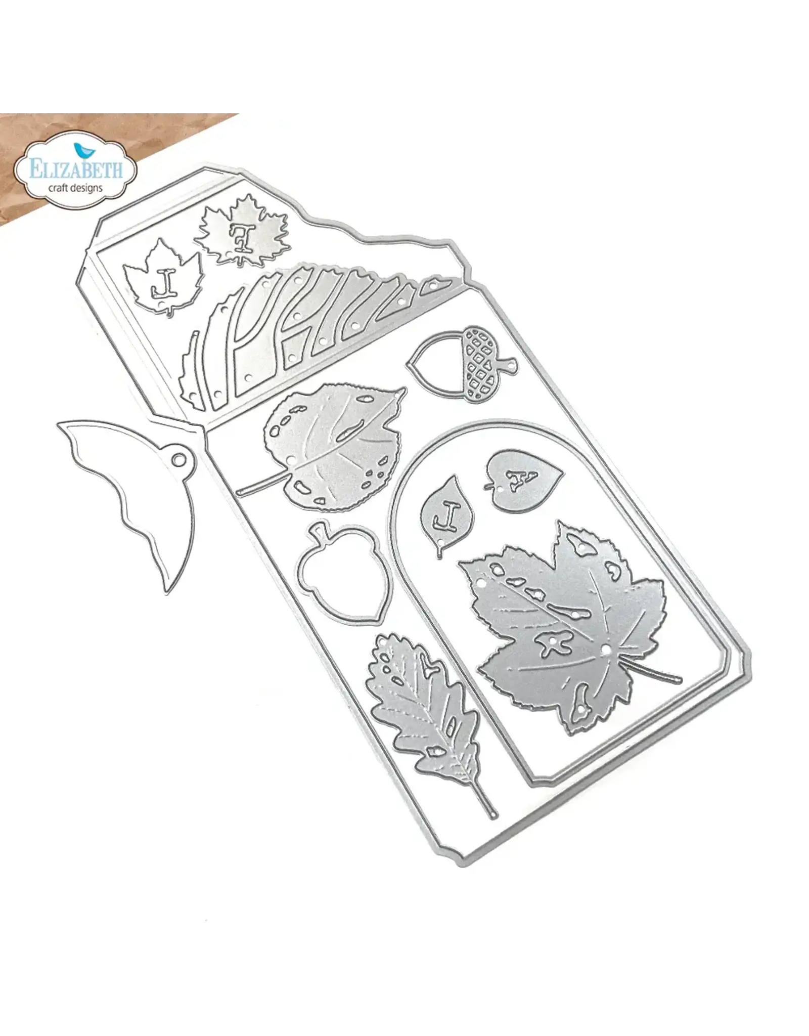 ELIZABETH CRAFT DESIGNS ELIZABETH CRAFT DESIGNS GOLDEN SEASON FALL LEAVES DIE SET