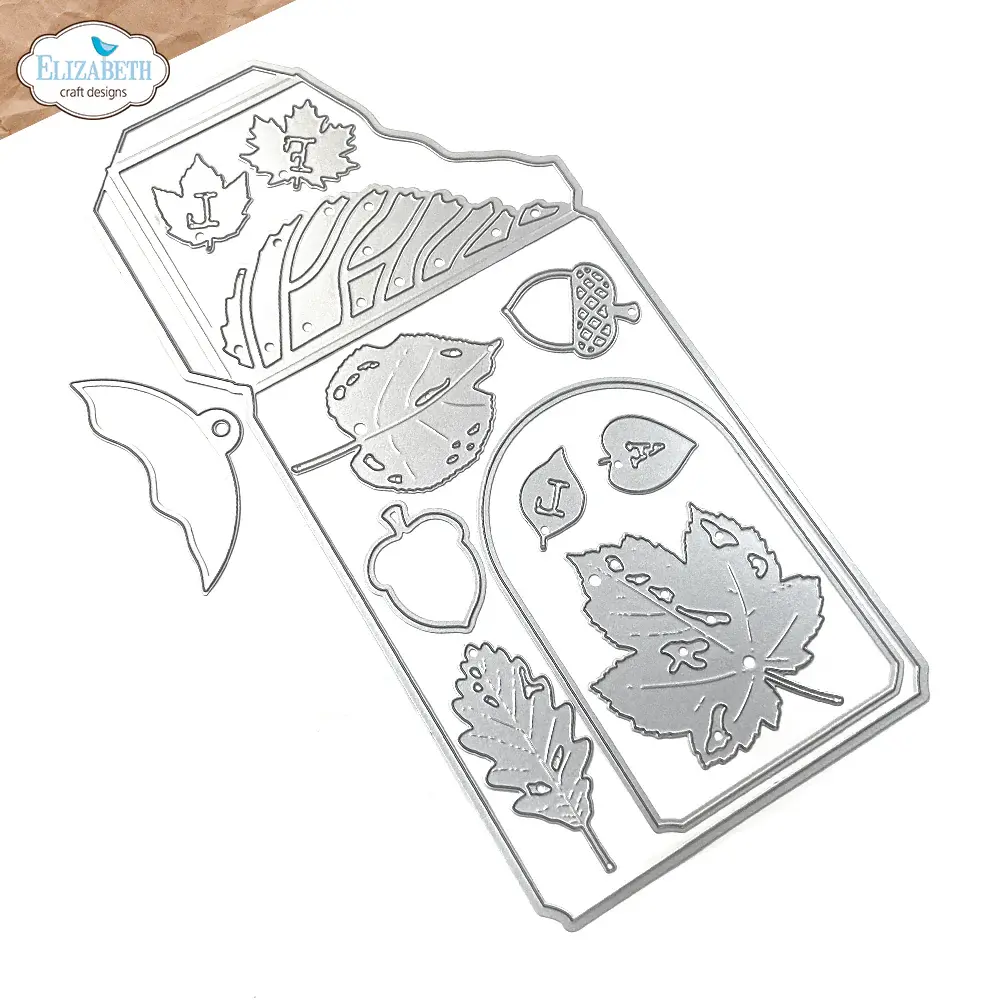 ELIZABETH CRAFT DESIGNS ELIZABETH CRAFT DESIGNS GOLDEN SEASON FALL LEAVES DIE SET