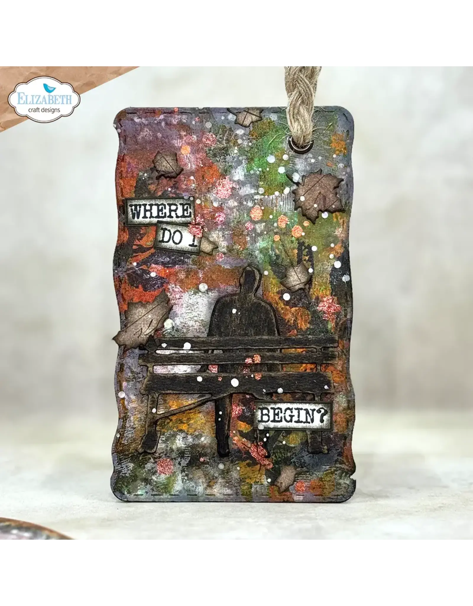 ELIZABETH CRAFT DESIGNS ELIZABETH CRAFT DESIGNS GOLDEN SEASON BUILD A JOURNAL XL DIE SET