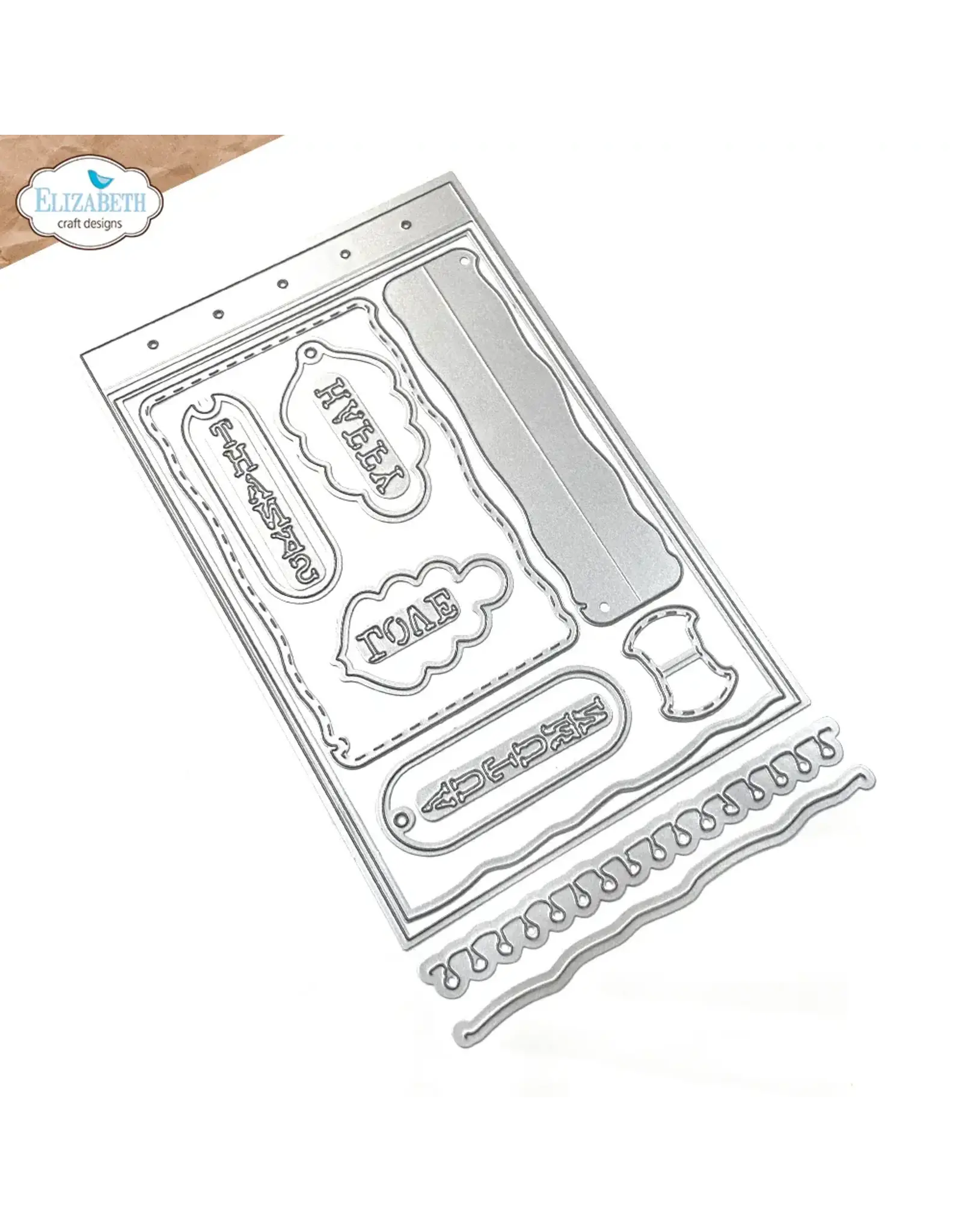 ELIZABETH CRAFT DESIGNS ELIZABETH CRAFT DESIGNS GOLDEN SEASON BUILD A JOURNAL DIE SET