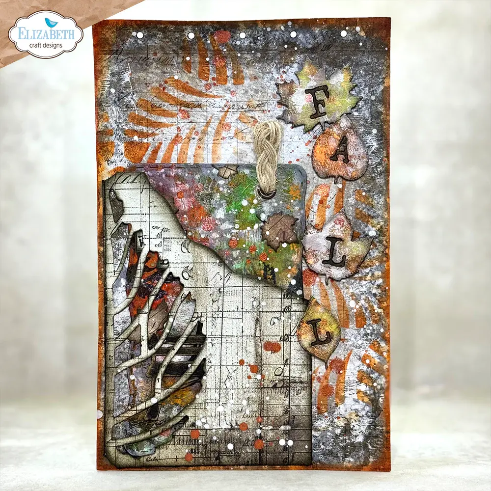 ELIZABETH CRAFT DESIGNS ELIZABETH CRAFT DESIGNS GOLDEN SEASON BUILD A JOURNAL DIE SET
