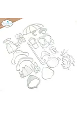 ELIZABETH CRAFT DESIGNS ELIZABETH CRAFT DESIGNS CUTE & WHIMSICAL BY JOSET VAN DE BURGT FALL ACCESSORIES DIE SET