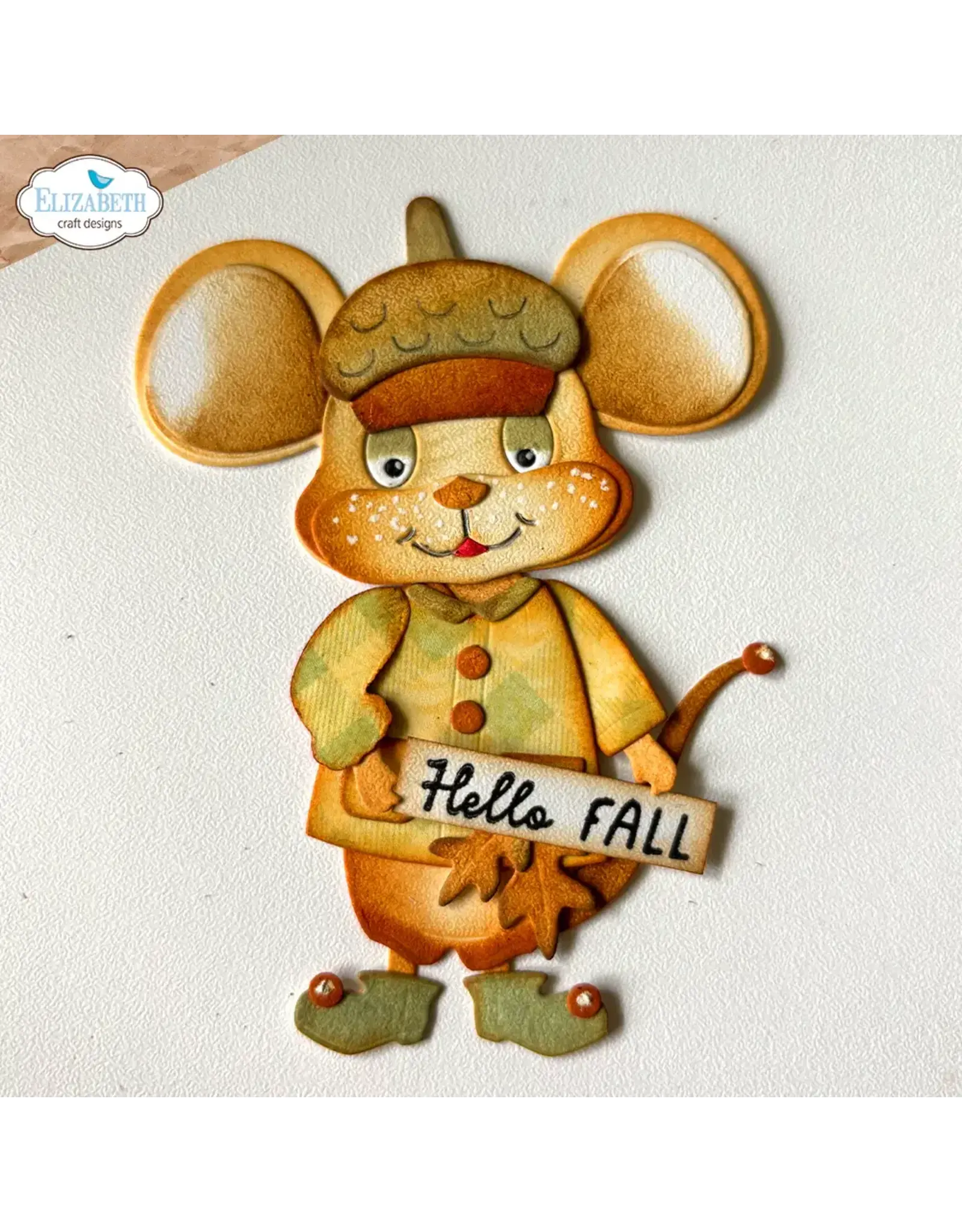 ELIZABETH CRAFT DESIGNS ELIZABETH CRAFT DESIGNS CUTE & WHIMSICAL BY JOSET VAN DE BURGT FALL ACCESSORIES DIE SET
