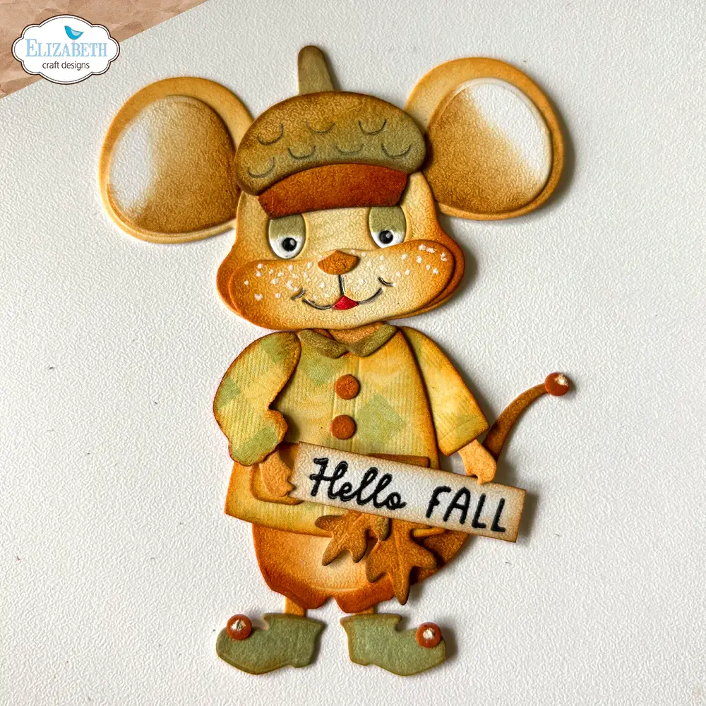 ELIZABETH CRAFT DESIGNS ELIZABETH CRAFT DESIGNS CUTE & WHIMSICAL BY JOSET VAN DE BURGT FALL ACCESSORIES DIE SET