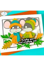 ELIZABETH CRAFT DESIGNS ELIZABETH CRAFT DESIGNS CUTE & WHIMSICAL BY JOSET VAN DE BURGT FALL ACCESSORIES DIE SET