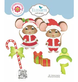 ELIZABETH CRAFT DESIGNS ELIZABETH CRAFT DESIGNS CUTE & WHIMSICAL BY JOSET VAN DE BURGT CHRISTMAS ACCESSORIES DIE SET