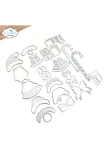 ELIZABETH CRAFT DESIGNS ELIZABETH CRAFT DESIGNS CUTE & WHIMSICAL BY JOSET VAN DE BURGT CHRISTMAS ACCESSORIES DIE SET
