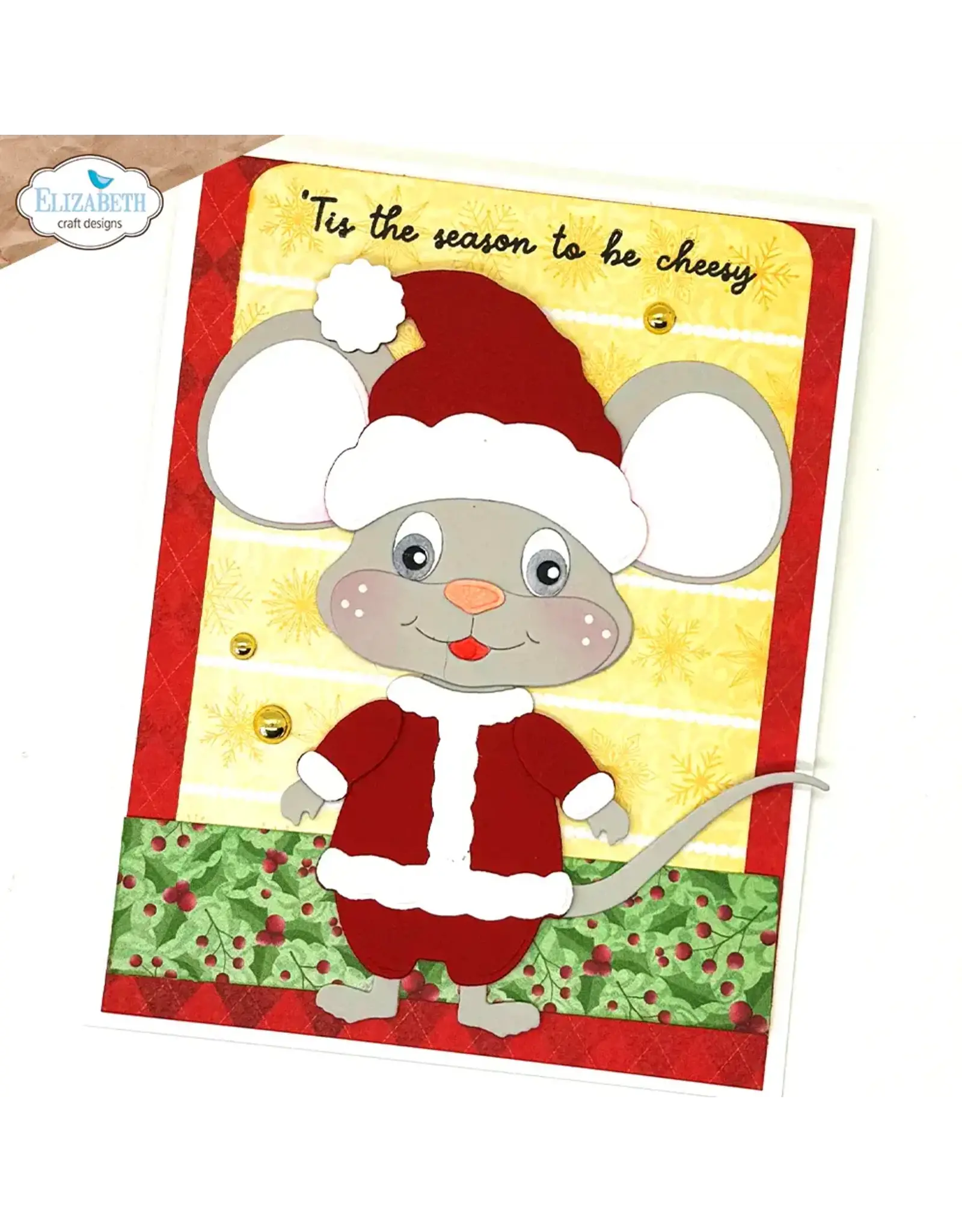 ELIZABETH CRAFT DESIGNS ELIZABETH CRAFT DESIGNS CUTE & WHIMSICAL BY JOSET VAN DE BURGT CHRISTMAS ACCESSORIES DIE SET