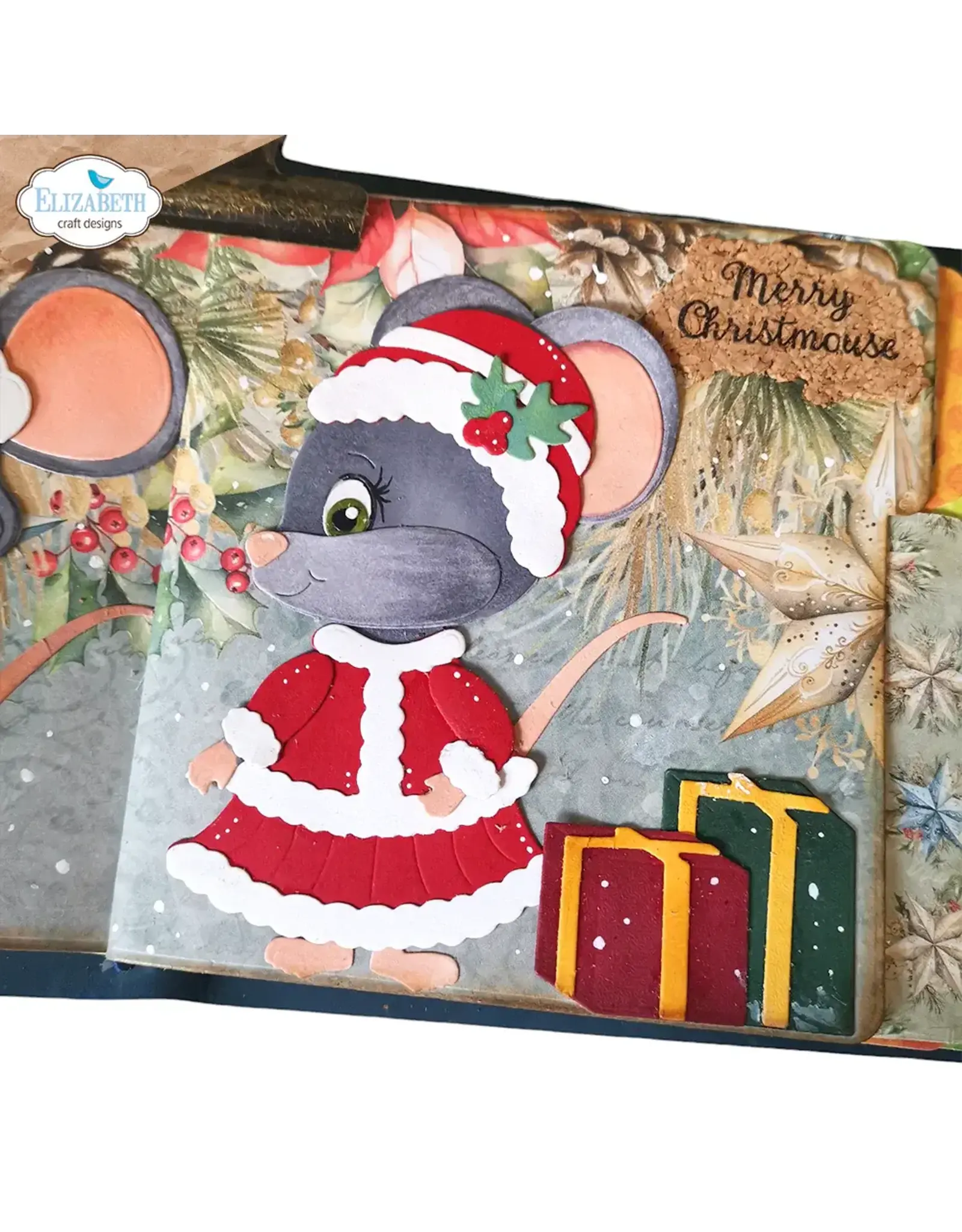 ELIZABETH CRAFT DESIGNS ELIZABETH CRAFT DESIGNS CUTE & WHIMSICAL BY JOSET VAN DE BURGT CHRISTMAS ACCESSORIES DIE SET