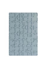 SIZZIX SIZZIX SETH APTER TEXTURED IMPRESSIONS MULTI LEVEL EMBOSSING FOLDER