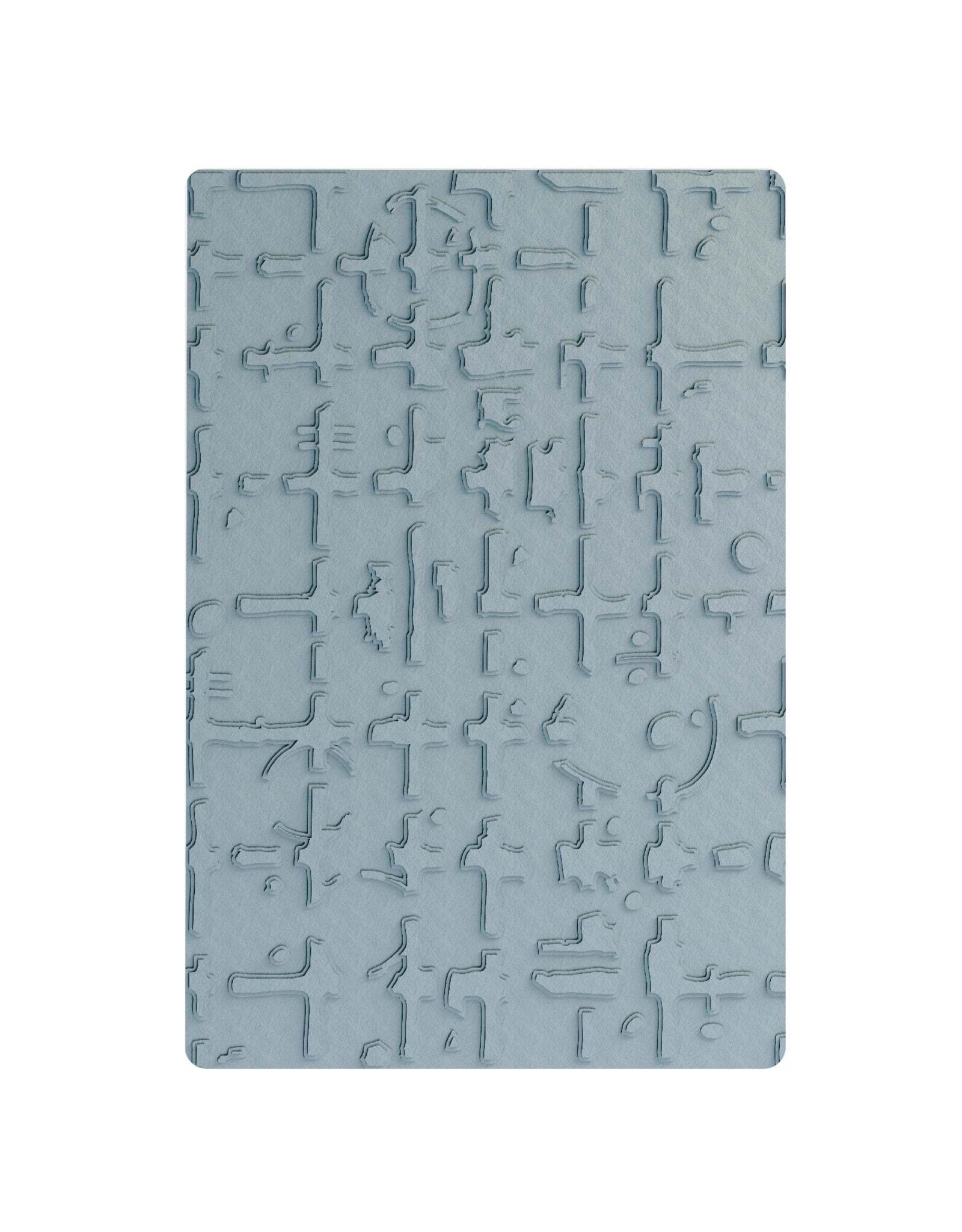 SIZZIX SIZZIX SETH APTER TEXTURED IMPRESSIONS MULTI LEVEL EMBOSSING FOLDER