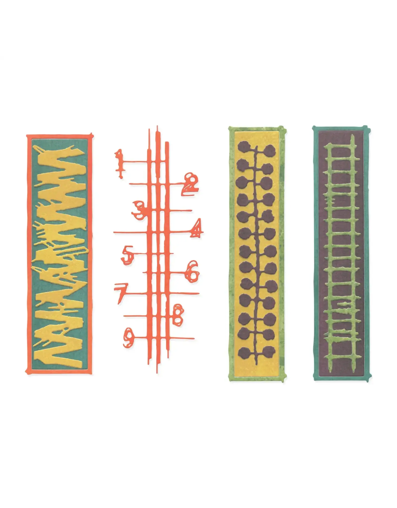 SIZZIX SIZZIX SETH APTER THINLITS STRETCHERS DIE SET