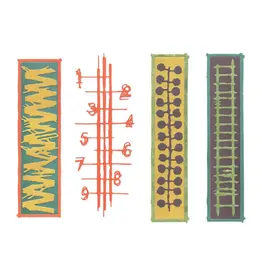 SIZZIX SIZZIX SETH APTER THINLITS STRETCHERS DIE SET