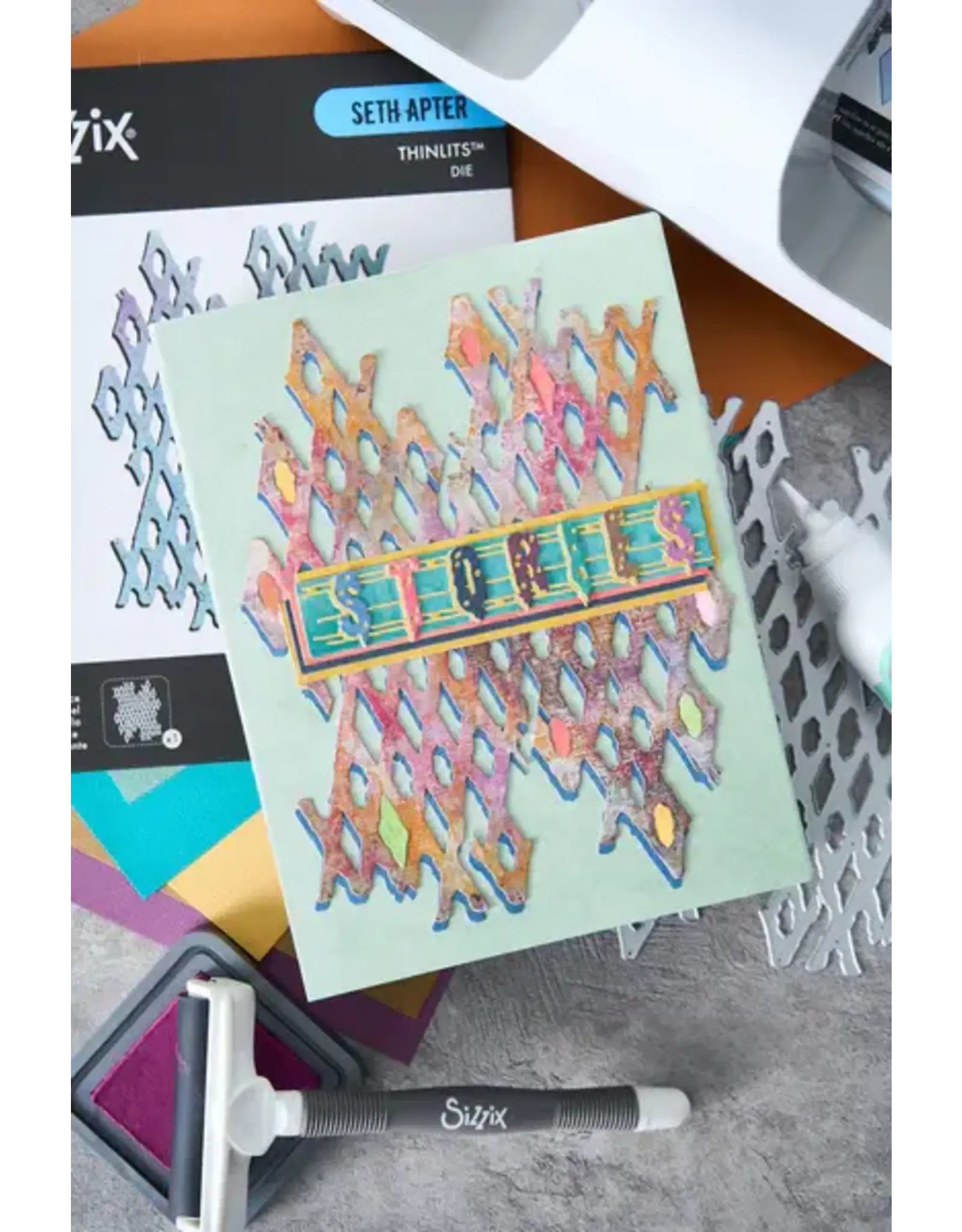 SIZZIX SIZZIX SETH APTER THINLITS DIAMOND DISTRICT DIE